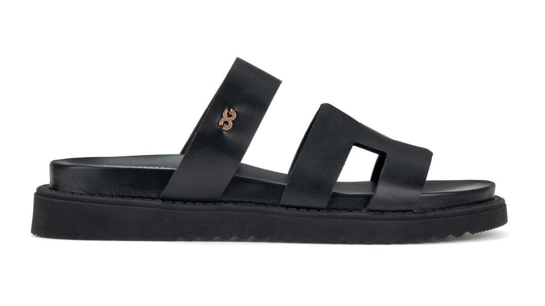 Herms Sandalia Negra