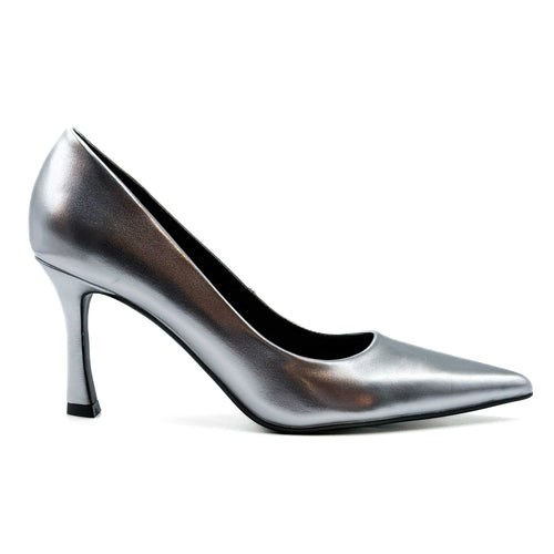 Tacón Stiletto Plata